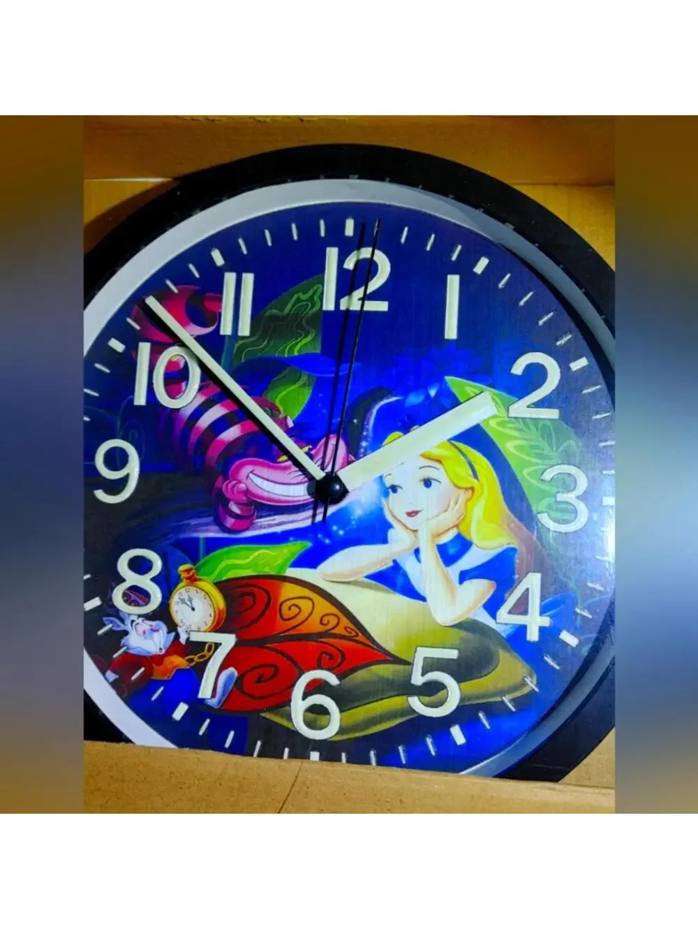 Alice In Wonderful Glow in The Dark Wall Clock New in the Box